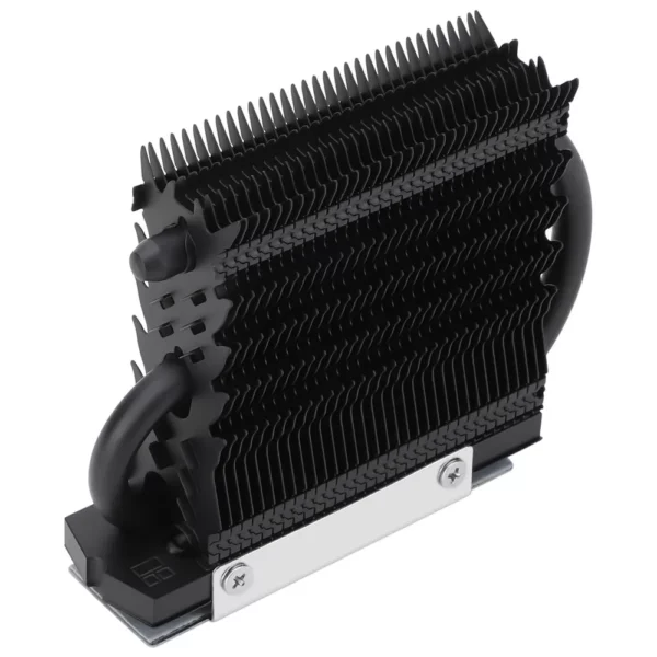 Радиатор к SSD / Thermalright TR-M.2 HR-09 2280 PR / Радиатор к SSD/ SSD Cooler Thermalright M.2 HR-09 2280 PRO Black SSD (Radiator, Al, M.2 2280, Heat pipes2x6mm, 86x24x74mm, Black)