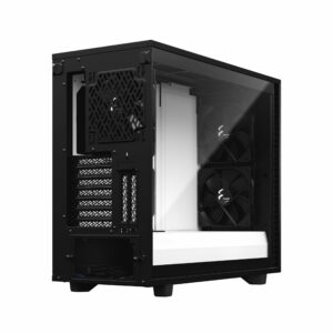 Корпус ПК без блока питания / Fractal FD-C-DEF7A-05 / Корпус ПК без блока питания/ Case Fractal Design Define 7 TG Clear Tint, Midi-Tower, 3x140mm, 2xUSB-A 3.2 + 2xUSB-A 2.0 E-ATX, ATX, mATX, mITX Black/White