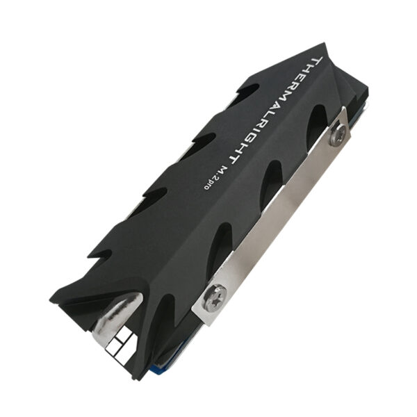 Радиатор к SSD / Thermalright TR-M.2 2280 PRO SSD / Радиатор к SSD/ SSD Cooler Thermalright M.2 2280 PRO SSD (Radiator, Al, M.2 2280, Heat pipes1x8mm, 75x22.7x11.7mm, Silver/Gray)
