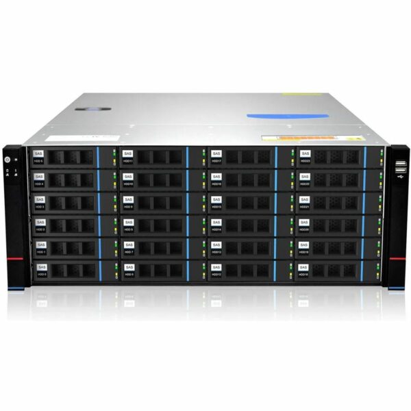 Серверный корпус / Gooxi 0.94.004.0032 / Серверный корпус/ Gooxi RMC4124-670-HSE-D 4U 24bay chassis ,Expander backplane rear 22.5"SAS/SATA 1300W 1+1 EU power cables rail kit