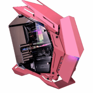 Корпус без блока питания / JONSBO MOD-3 Pink / Корпус без блока питания/ Case JONSBO MOD-3, Full-Tower, TG, no fans, 2xUSB-A 3.0, EATX, ATX, mATX, mITX Pink