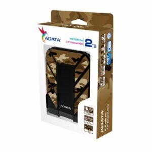 Жесткий диск A-Data USB 3.1 2Tb AHD710MP-2TU31-CCF HD710M Pro DashDrive Durable 2.5" черный/зеленый