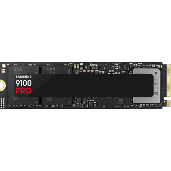 Твердотельный накопитель / Samsung Electronics MZ-VAP4T0BW / Твердотельный накопитель/ Samsung SSD 9100 PRO, 4000GB, M.2(22x80mm), NVMe 2.0, PCIe 5.0 x4, V-NAND TLC, R/W 14800/13400MB/s, IOPs 2 200 000/2 600 000, TBW 2400, DWPD 0.3 (12 мес.)