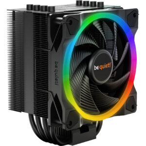 Кулер для процессора / be quiet! BK033 / Кулер для процессора/ CPU Cooler be quiet! PURE ROCK 2 FX (150W, 4-pin PWM, 155mm, Al/Cu, 4x6mm, ARGB, 1x120mm, 42.6CFM, 24.4dBA, 2000RPM, S 1700/1200/115X/2066/2011(-3) square ILM, AM5/AM4, black)