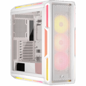Корпус без блока питания / Corsair CC-9011299-WW / Корпус без блока питания/ Case Corsair iCUE LINK 5000T LX RGB, Midi-Tower, TG, 3x120mm RGB, 4xUSB-A 3.2, 1xUSB 3.2 Type-C, E-ATX, ATX, mATX, mITX White