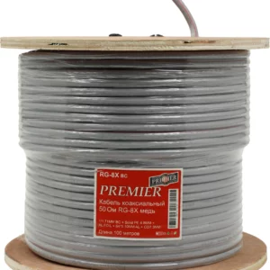 Кабель Premier RG-8X BC GR 100м. серый (20-403 100)