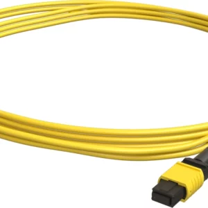 Патч-корд Hyperline FHD-MC3-9S-MPOG12/ULLAS-MPOG12/ULLAS-A-65M-LSZH-YL FHD-MC3-9S-MPOG12/ULLAS-MPOG12 12x9/125 OS2 MPO-MPO 65м LSZH желтый