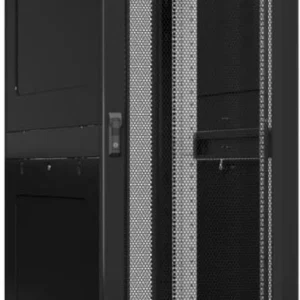 Шкаф серверный Powercom PNR4826-10201-BL напольный 48U 600x1200мм пер.дв.перфор. задн.дв.перфор.2-хст. 1200кг черный 130кг 2222мм IP20 сталь