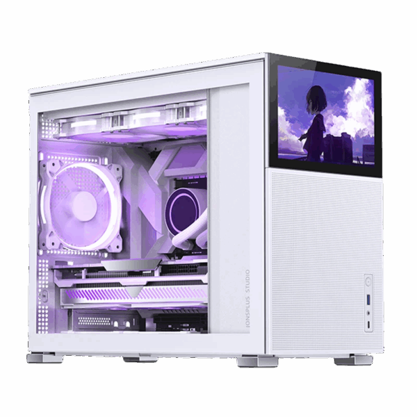 Корпус без блока питания / JONSBO D31 MESH SCREEN White / Корпус без блока питания/ Case JONSBO D31 MESH SCREEN, Mini-Tower, TG, no fans, 1xUSB-A 3.0 + 1xUSB-C 3.2, mATX, mDTX, mITX White