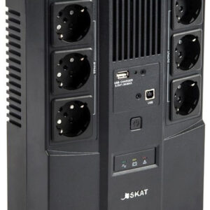 Источник бесперебойного питания Бастион Skat-UPS 600 AI 360Вт 600ВА черный