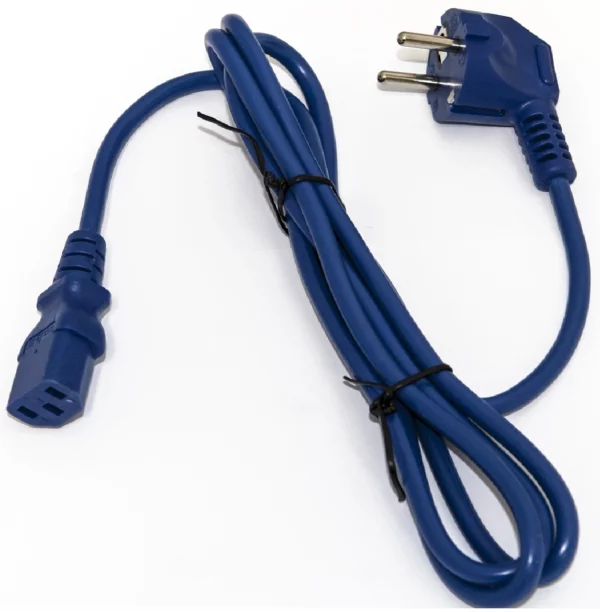 Шнур питания Hyperline PWC-IEC13-SHM-5.0-BL C13-Schuko проводник.:3x0.75мм2 5м 250В 10А (упак.:1шт) синий