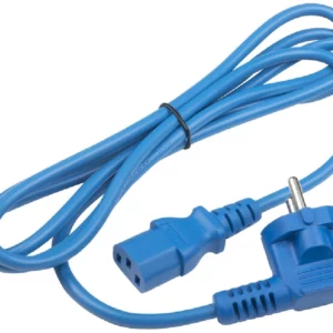 Шнур питания Hyperline PWC-IEC13-SHM-1.8-BL C13-Schuko проводник.:3x0.75мм2 1.8м 250В 10А (упак.:1шт) синий