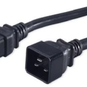Шнур питания Hyperline PWC-IEC19-IEC20-5.0-BK C19-C20 проводник.:3x1.5мм2 5м 220В 16А черный