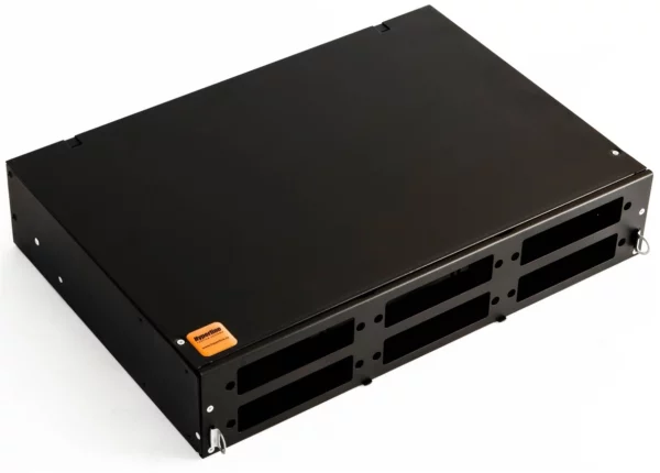 Бокс HyperlineFO-19V-2U-6xSLT-W130H30-48UN-BK FO-19V-2U-6XSLT-W130H30-48UN 19" 2U 48x