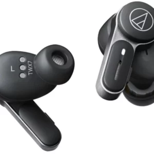 Гарнитура внутриканальные Audio-Technica ATH-TWX7 черный беспроводные bluetooth в ушной раковине (ATH-TWX7BK)