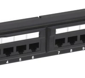 Патч-панель ITK PP12-1UC5EU-D05-10 10" 1U 12xRJ45 кат.5E UTP