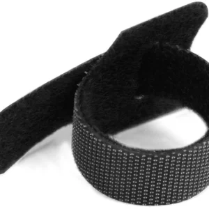 Хомут-липучка Hyperline WASN-135-BK-10 135x15мм (упак:10шт) полиамид черный