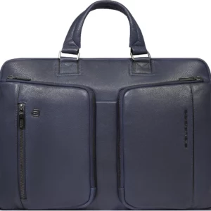 Деловая сумка Piquadro Cronus CA6025S134/BLU с отделением для ноутбука синий натур.кожа