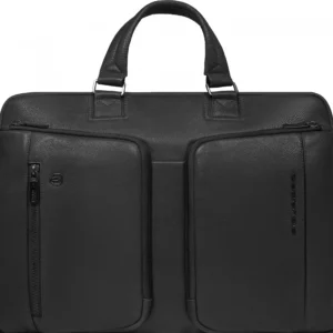 Деловая сумка Piquadro Cronus CA6025S134/N с отделением для ноутбука черный натур.кожа