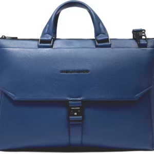 Деловая сумка Piquadro Than CA4021S135/BLU с отделением для ноутбука синий натур.кожа