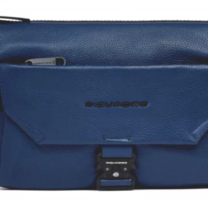 Сумка на пояс мужская Piquadro Than CA6617S135/BLU синий натур.кожа