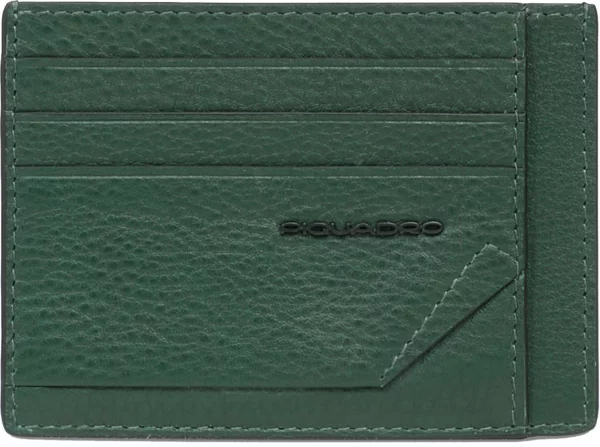 Чехол для кредитных карт Piquadro Than PP2762S135R/VE хаки натур.кожа