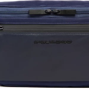 Сумка на пояс Piquadro Orion CA2174S136/BLU синий ткань/натур.кожа