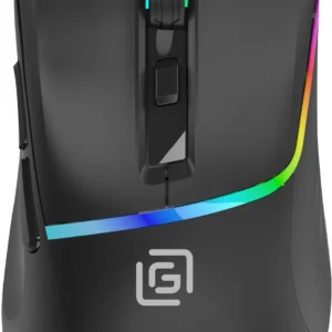 Мышь Оклик 775GW черный оптическая 5000dpi беспров. BT/Radio USB/USB-C 6but