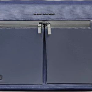 Сумка-мессенджер для ноутбука Piquadro Orion CA6627S136/BLU синий ткань/натур.кожа
