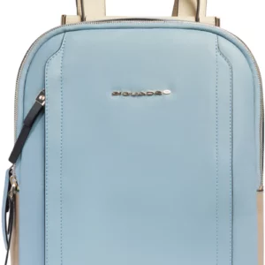 Рюкзак женский Piquadro Circle CA5566W92/AZBE2 голубой/бежевый кожа