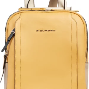 Рюкзак женский Piquadro Circle CA5566W92/GBE шафрановый/бежевый кожа