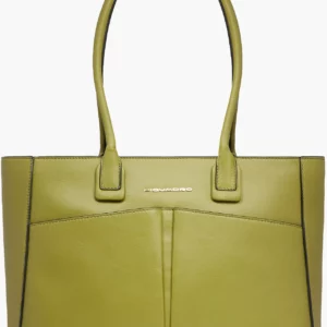 Деловая сумка женская Piquadro Ashley BD6461W134/VE с отделением для ноутбука оливковый натур.кожа