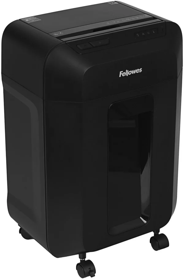 Шредер Fellowes AutoMax 80М черный с автоподачей (секр.P-4) перекрестный 80лист. 17лтр. скрепки скобы пл.карты