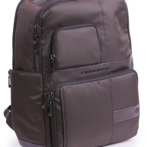 Рюкзак мужской Piquadro Wollem CA6238W129/TM темно-коричневый полиэстер/натур.кожа