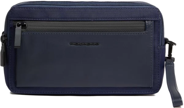 Клатч Piquadro Orion AC4221S136R/BLU синий ткань/натур.кожа
