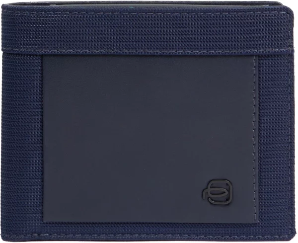 Кошелек мужской Piquadro Orion PU4188S136R/BLU синий ткань/натур.кожа