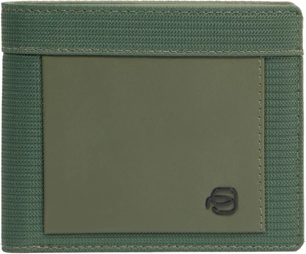 Кошелек мужской Piquadro Orion PU4188S136R/VE оливковый ткань/натур.кожа