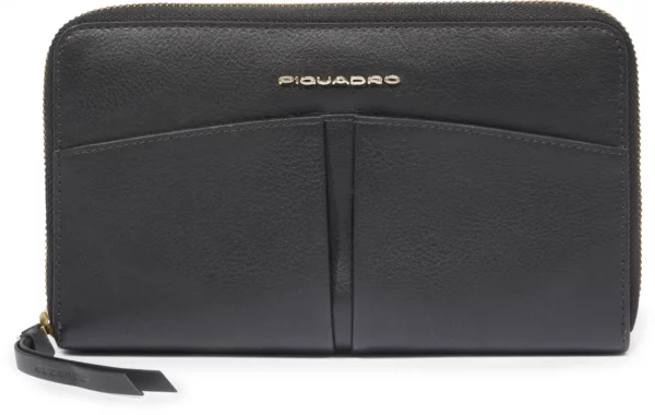 Кошелек женский Piquadro Ashley PD1515W134R/N черный натур.кожа