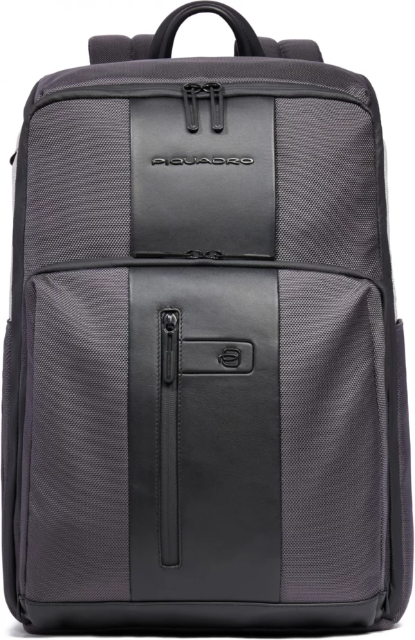 Рюкзак Piquadro Brief2 Special CA6648BR2S/GRN серый/черный ткань/натур.кожа