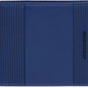 Кошелек мужской Piquadro Earth PU4518S137R/BLU синий натур.кожа/ткань