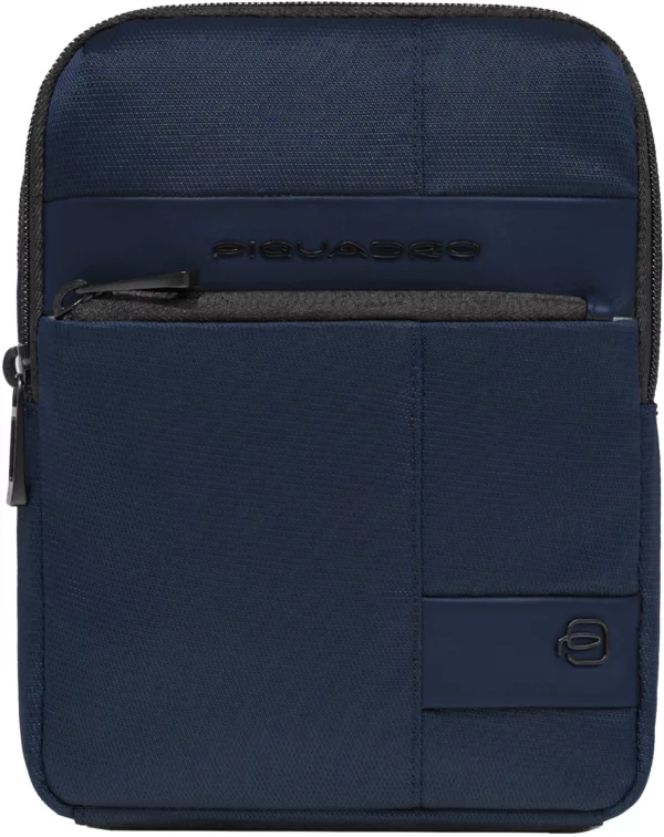 Сумка Piquadro Wollem CA6303W129/BLU синий полиэстер/натур.кожа