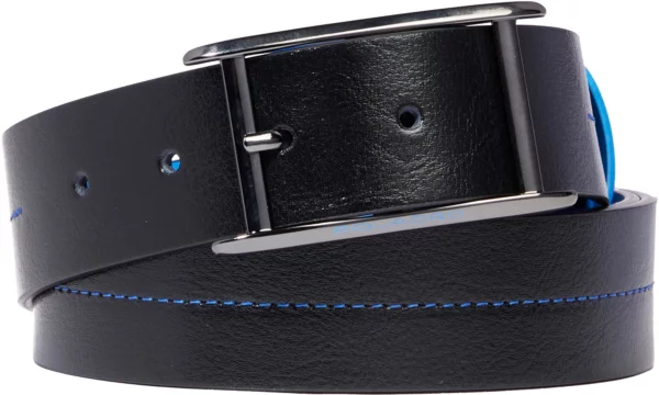 Ремень мужской Piquadro Blue Square CU6667B2/N черный натур.кожа