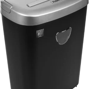 Шредер Fellowes PowerShred 53С черный/серый (секр.P-4) фрагменты 10лист. 23лтр. скрепки скобы пл.карты CD