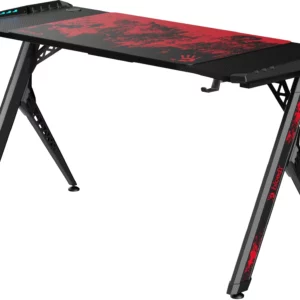Стол игровой Bloody BD-TB101 столешница ЛДСП карбон каркас красный 140x60см