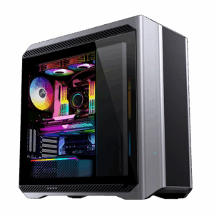 Корпус без блока питания / JONSBO D500 Silver / Корпус без блока питания/ Case JONSBO D500, Full-Tower, TG, 3x140mm ARGB, 2xUSB-A 3.2 + 1xUSB-C 3.2, E-ATX, ATX, mATX, mITX Silver