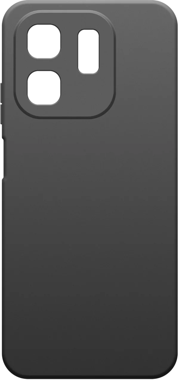 Чехол (клип-кейс) BoraSCO для Infinix Hot 50i Silicone Case черный (73768)