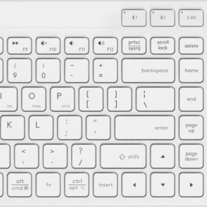 Клавиатура + мышь A4Tech Fstyler FB2800C Air2 White клав:белый/серый мышь:белый/серый USB беспроводная Bluetooth/Радио slim