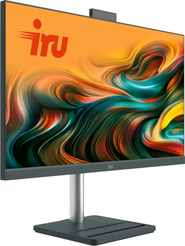 Моноблок IRU Tactio 24ID 24.5" Full HD i5 12450H (2) 16Gb SSD512Gb UHDG CR Windows 11 Pro 64 GbitEth WiFi BT 90W Cam черный 1920x1080