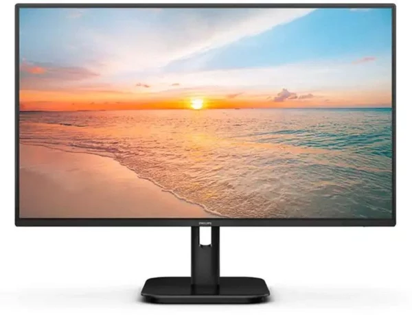 Монитор Philips 23.8" E Line 24E1N1200A черный IPS LED 4ms 16:9 HDMI M/M матовая 300cd 178гр/178гр 1920x1080 100Hz VGA DP FHD