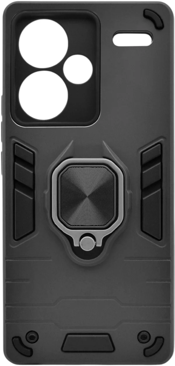 Чехол (клип-кейс) BoraSCO для Xiaomi Redmi Note 13 Pro+ Anti-Shok Case черный (52500)